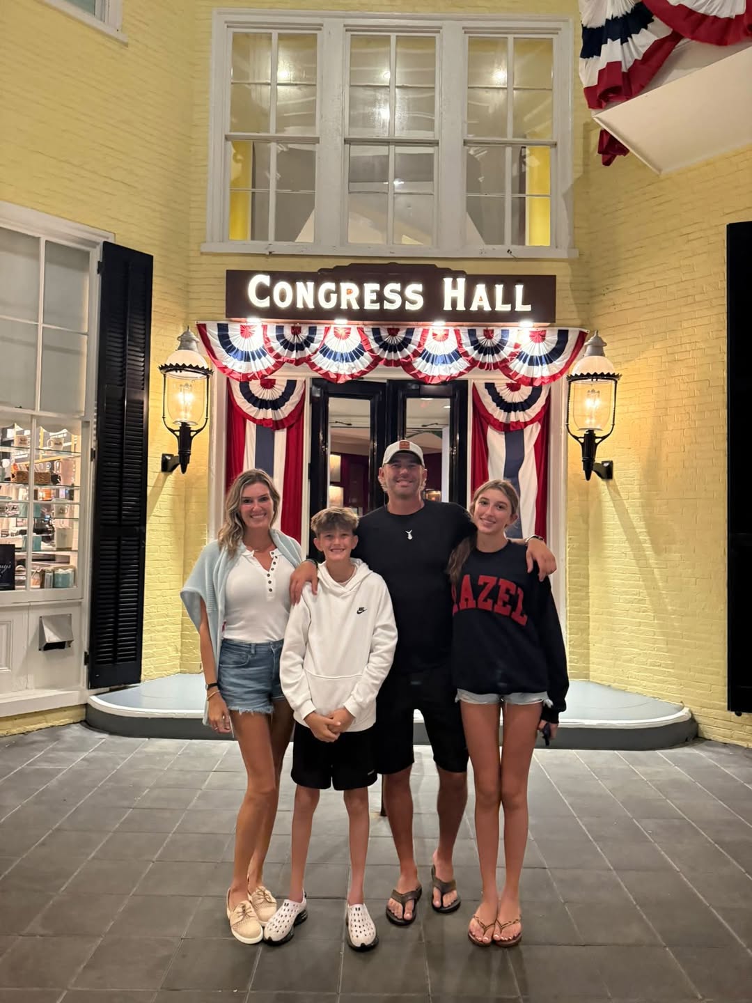 Ken Horan with his family at Congress Hall